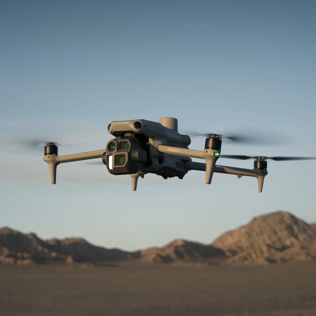 DJI Matrice 4E mapping aircraft in flight